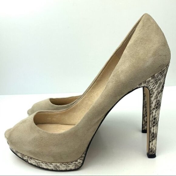 Joan & David heels 9 Dadelsa4 suede platforms - Picture 5 of 12